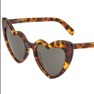 Saint Laurent Loulou Heart Sunglasses 🕶️
